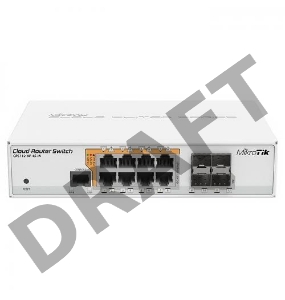 Маршрутизатор 8PORT 1000M 4SFP CRS112-8P-4S-IN MIKROTIK