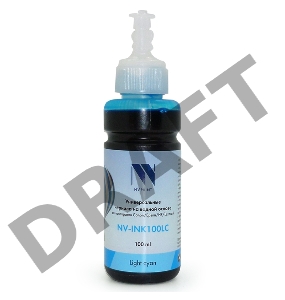 Чернила совместимые NV-INK100U Light Cyan универсальные на водной основе для аппаратов Сanon/Epson/НР/Lexmark (100ml) (Китай)