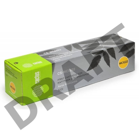 Тонер Картридж Cactus CS-WC5222 (106R01413) черный для Xerox 5222 (20000стр.)