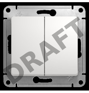 Механизм переключателя 2-кл. СП Glossa сх.6 10AX бел. SchE GSL000165