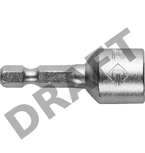 Головка ЗУБР МАСТЕР 26392-13-02  магнитная Cr-V E 1/4'' 13х45мм 2шт