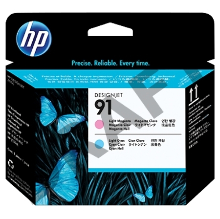 Картридж струйный HP №91 C9462A светло-пурпурный/светло-голубой печатающая головка для HP Z6100