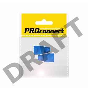 PROconnect Изолирующий колпачок для разъемов RJ-45, синий, пакет, 2шт.
