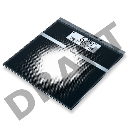 Весы напольные электронные Beurer BG21 макс.180кг черный