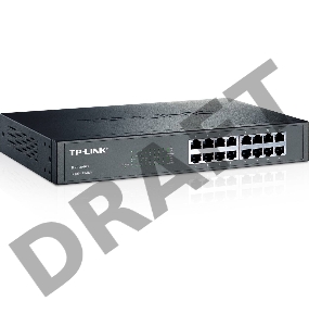 Коммутатор TP-Link SMB TL-SG1016D неуправляемый настольный/19U 16x10/100/1000BASE-T