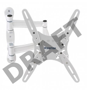 Кронштейн для телевизора Kromax TECHNO-5 белый 15