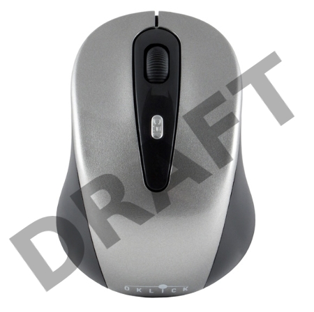 Мышь Oklick 435MW серый/черный оптическая (1600dpi) беспроводная USB (3but)
