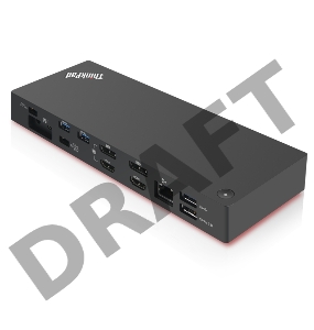 Док-станция Lenovo ThinkPad Thunderbolt 3 Dock Gen 2 for P51s, P52s, T570/T580, X1 Yoga (2&3 Gen)