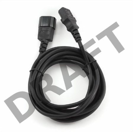 Кабель питания сист.блок-монитор Gembird 3.0м, VDE(0.75мм), черный, с зазем., пакет PC-189-VDE-3M