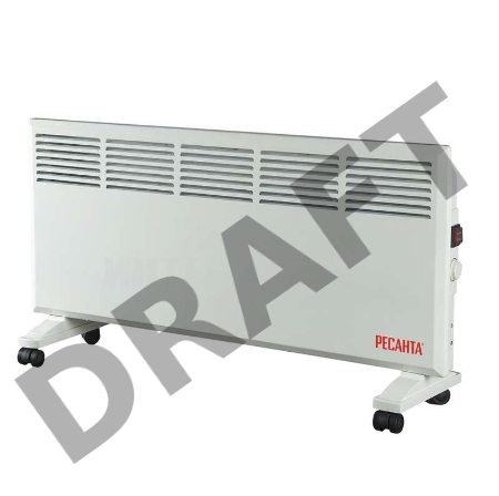 Конвектор Ресанта ОК-1600 [67/4/2] { 220-230В, 50Гц, крепление на стенку + на ножках , 800/1600 Вт, 5,2 кг }
