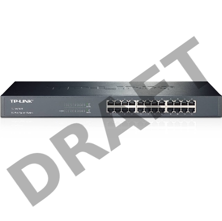 Сетевой коммутатор  TP-Link SMB  TL-SG1024 Коммутатор 24LAN 10/100/1000Mb/s Unmanagersd Gigabit Rackmount Switch