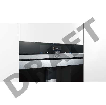 Кофемашина встр Siemens CT636LES1 1600Вт черный/серебристый