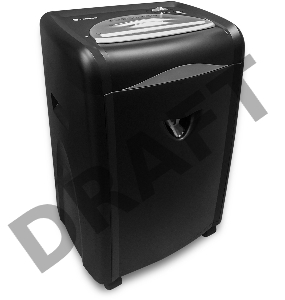 Шредер ГЕЛЕОС УМ30-2 (DIN P-2) фрагмент 5,8мм, 22 листа (70гр./м²), 30 литров, Уничт.скобы,скрепки,пл.карты,CD