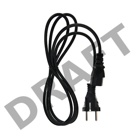 Кабель Telecom Кабель (TE021-CU0.5-1.8M) компьютер - розетка 220V (EURO) 1.8м, 3G0,5mm медь 