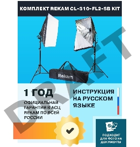Комплект освещения Rekam CL-310-FL2-SB-FL1S