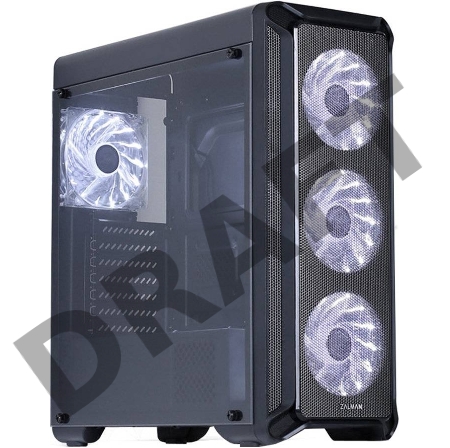Корпус Zalman i3 edge черный без БП ATX 3x120mm 2xUSB2.0 1xUSB3.0 audio bott PSU
