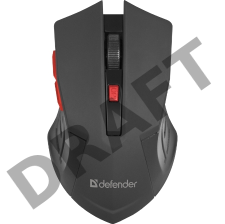 Мышь USB OPTICAL WRL MM-275 RED 52276 DEFENDER