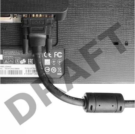 Кабель Greenconnect SVGA 15.0м чёрный, позолоченные контакты, ферритовые кольца, OD8.0mm. 15M / 15M Premium GCR-VM2VM2-15.0m, 28/28 AWG, двойной экран Greenconnect Кабель SVGA 15.0м чёрный, позолоченные контакты, ферритовые кольца, OD8.0mm. 15M / 15M Prem