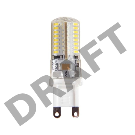 Лампа светодиодная PLED-G9 7Вт капсульная 2700К тепл. бел. G9 400лм 220В JazzWay 1039064B