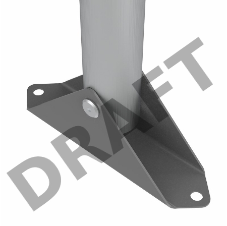 Мачта для антенн алюминиевая 750 см REXANT