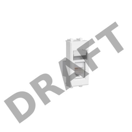 Розетка 1мод. телефонная RJ-12 Avanti 