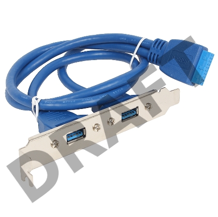 Кабель Gembird Планка в сист блок   2xUSB 3.0/20pin мат.платы (CC-USB3-RECEPTACLE )