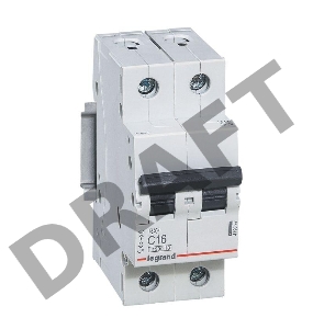 Выключатель автоматический модульный 2п C 16А 4.5кА RX3 Leg 419697