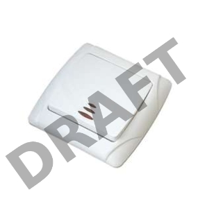 Выключатель 1-кл. СП Маргарита 10А IP20 с индик. бел. Universal М0121