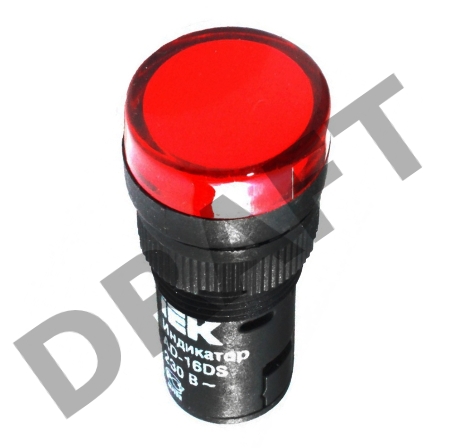 Арматура светосигнальная AD-16DS 230В красн. ИЭК BLS10-ADDS-230-K04-16