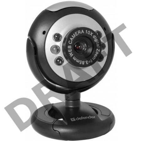 Цифровая камера Defender C-110 {0.3МП, USB, 640x480}   63110