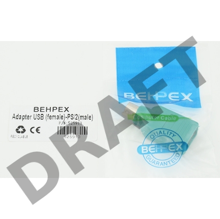 Переходник USB (AM) - > PS/2 (F)