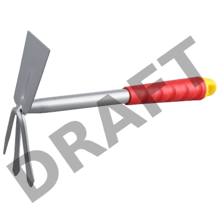 Ручные инсктрументы для обработки почвы (Буры, Вил Мотыжка GRINDA (8-421435_z01), прямое лезвие, коннекторная система, 3 зубца, 310мм