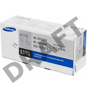Тонер-картридж Samsung MLT-D119S черный для Samsung ML-1610/1615/1620/1625/2010/2015/2020/2510/2570/2571/SCX-4321/4521