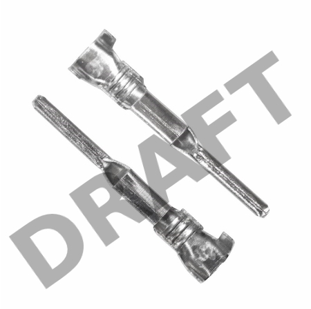 Клемма плоская штекер 1.5 мм 0.5-1 мм² (РП-п 1.0-(1.5)) REXANT