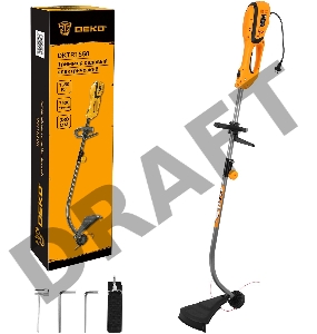 Триммер электрический Deko DKTR1550 1550Вт разбор.штан. реж.эл.:леска