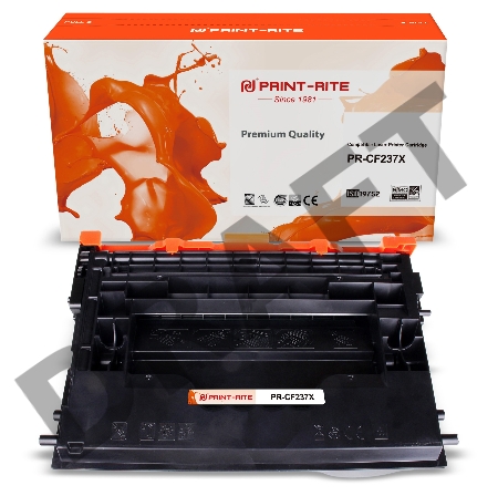 Картридж лазерный Print-Rite TFHA2YBPU1J PR-CF237X CF237X черный (25000стр.) для HP LJ M608n/M608dn/M609x/M631h/M631z/M632h