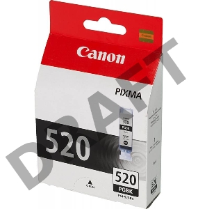 Картридж струйный PGI-520Bk (2932B004), для Canon IP3600, IP4600, MP540, MP620, MP630, MP980, Черный, 330стр.