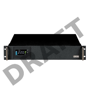 Источник бесперебойного питания Powercom King Pro RM KIN-1500AP RM 900Вт 1500ВА черный