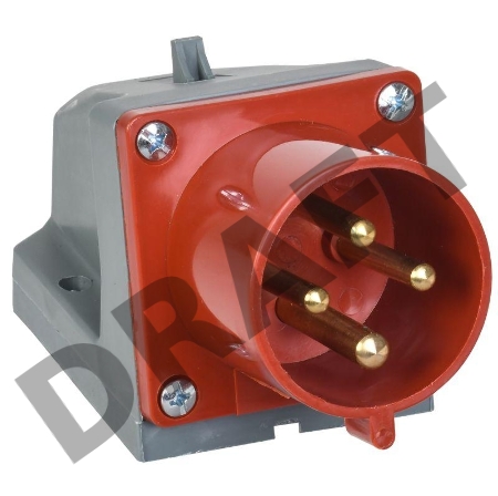 Вилка эл. наруж. уст. 32А 3P+PE 380В IP44 ССИ-524 ИЭК PSR52-032-4