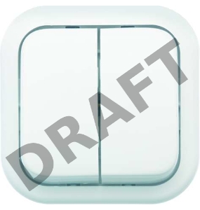 Выключатель 2-кл. ОП Валентина  10А IP20 А56-025 бел. Кунцево 7634