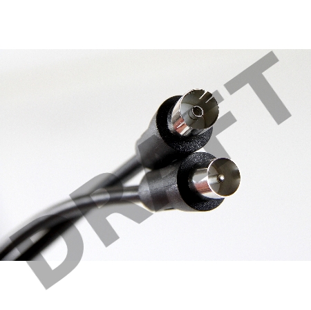 TTV9501-5M Кабель удлинительный антенный 9.5mm, 75Ом,ТВ-М to ТВ-F, 5m, Telecom (TTV9501-5M)