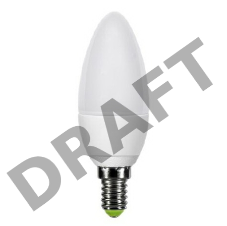 Лампа светодиодная ASD LED-СВЕЧА-standard 7.5Вт 160-260В Е14 3000К  600Лм