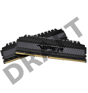 Оперативная память DDR 4 DIMM 16Gb (8GBx2) PC32000, 4000Mhz, PATRIOT BLACKOUT Kit (PVB416G400C9K) (retail)