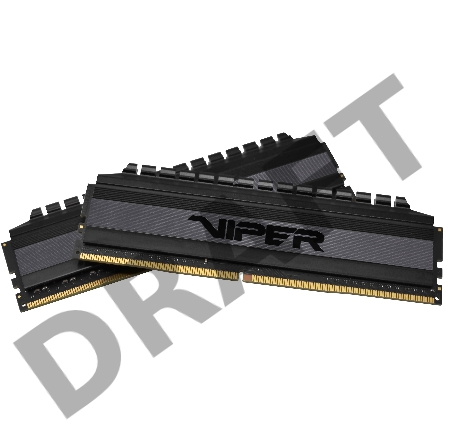 Оперативная память DDR 4 DIMM 16Gb (8GBx2) PC32000, 4000Mhz, PATRIOT BLACKOUT Kit (PVB416G400C9K) (retail)