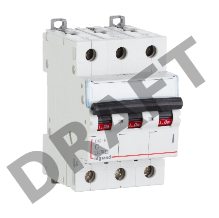 Выключатель автоматический модульный 3п C 50А 6кА DX3-E Leg 407296