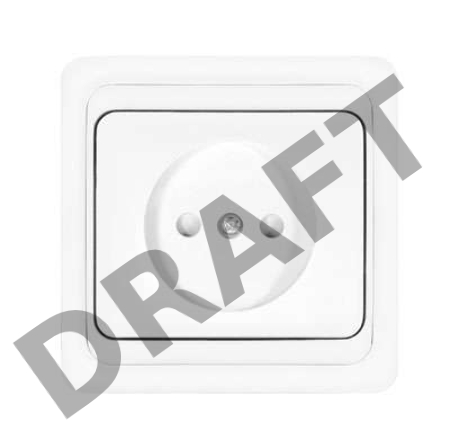 Розетка 1-м СП Валери 16А IP20 защ. шторки бел. Universal В0022x