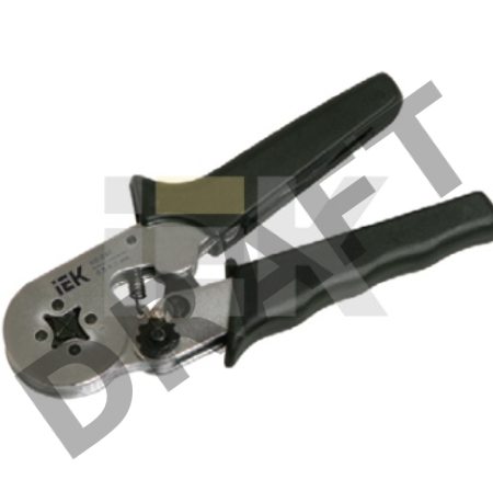 Клещи обжимные IEK КО-04Е  0,5-6,0 мм2  квадрат