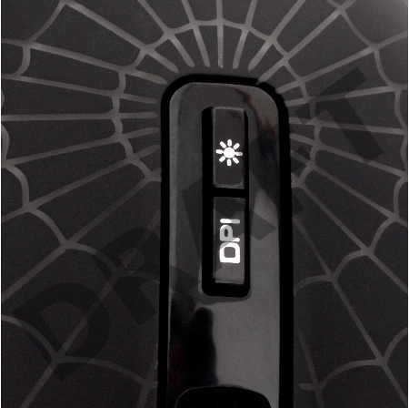 Мышь игровая Gembird MG-560, USB, черный, паутина, 7 кн, 3200 DPI, подсветка 6 цветов, кабель ткан 1.8м