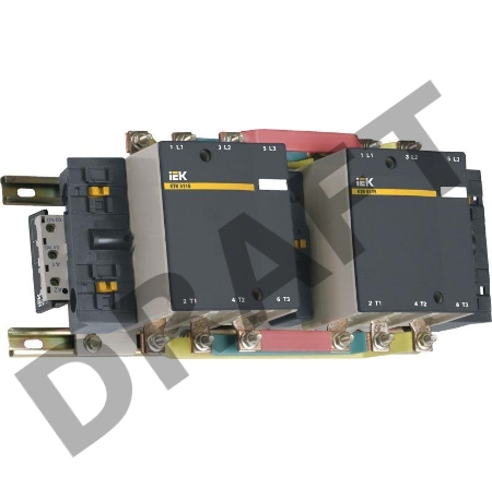 Контактор КТИ-51853 реверс 185А 230В/АС3 ИЭК KKT53-185-230-10