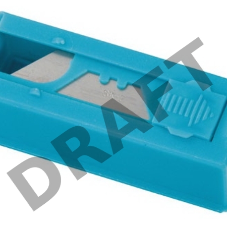 Лезвия для ножа GROSS 79376  19мм  трапециевидные, пластиковый пенал, 12шт